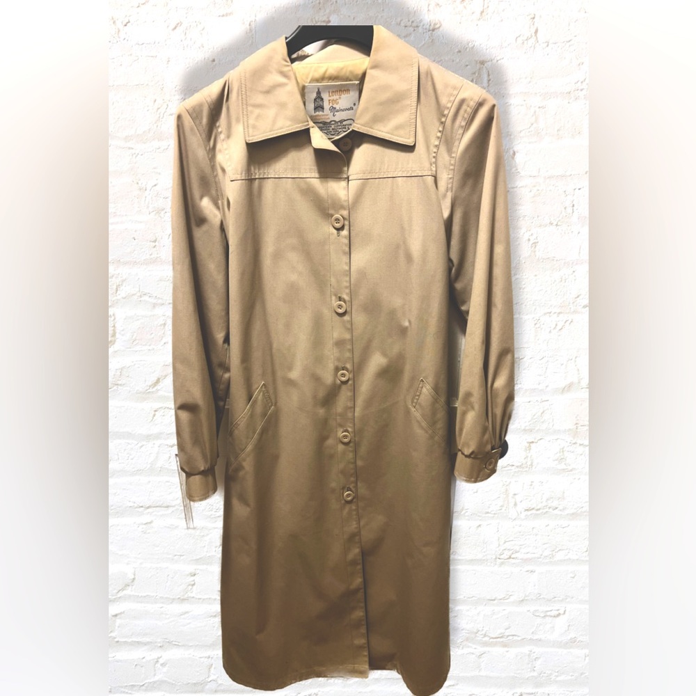 Vintage Tan Trench Coat (10)